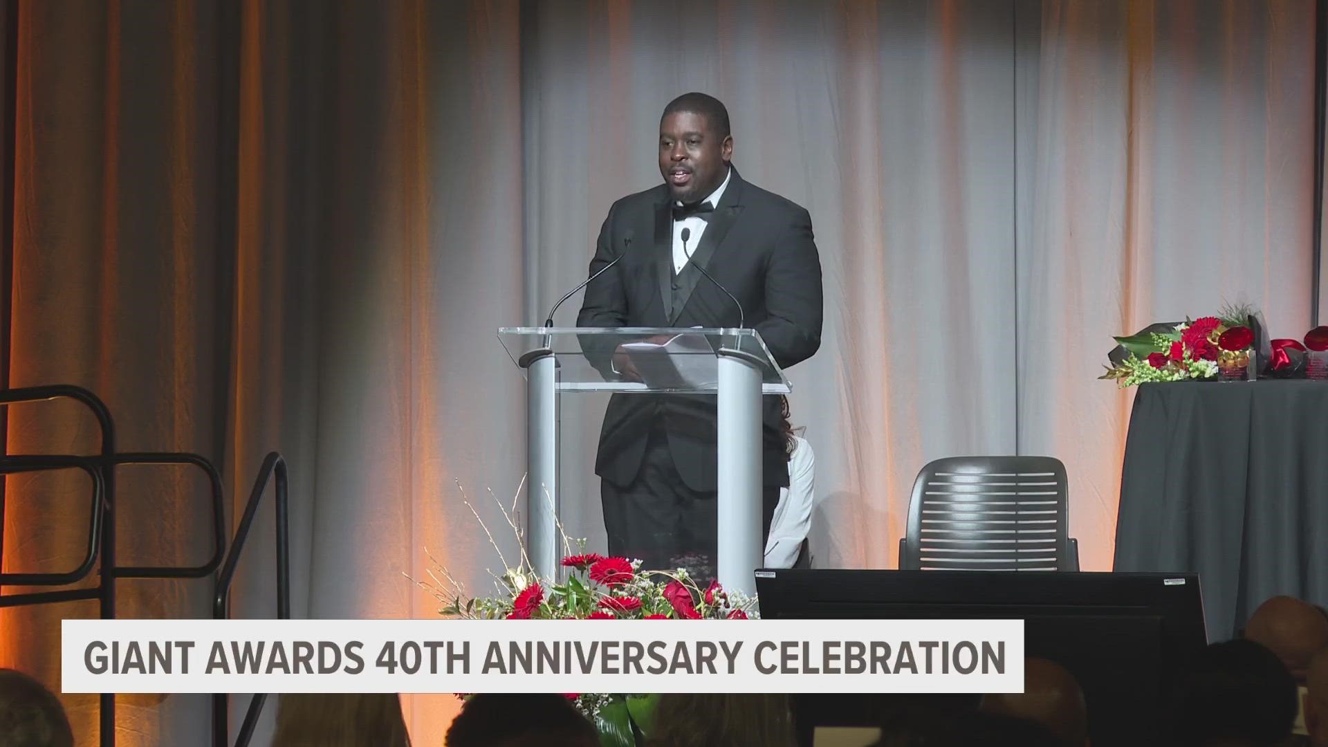Tonight at the DeVos Place, the Black leaders and organizations were honored for their work in their communities.