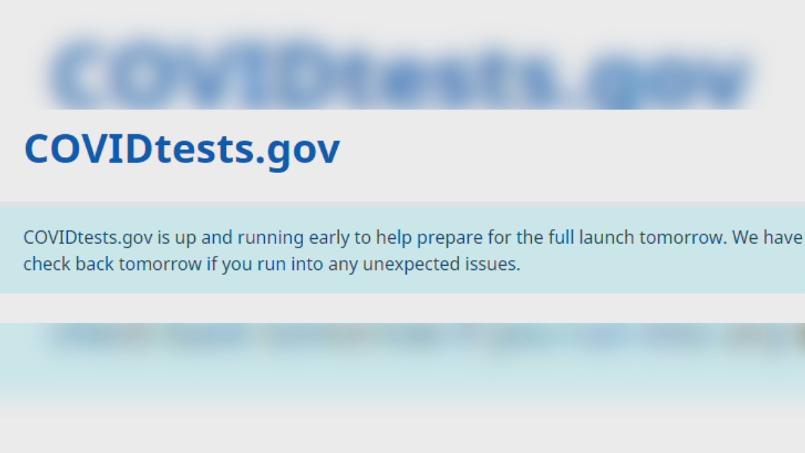 Free COVID test site launches early
