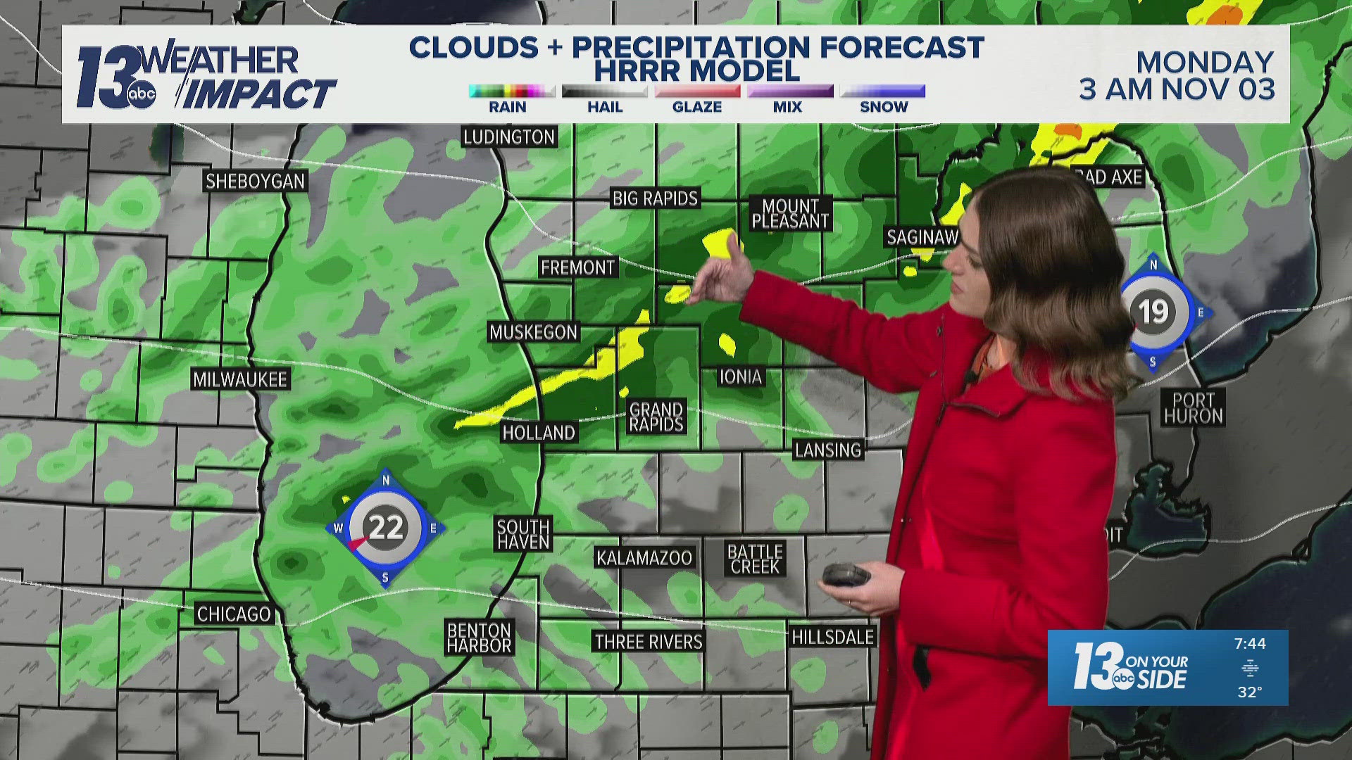 13 ON YOUR SIDE Forecast: Sunshine Sunday, Rain Returns Overnight ...