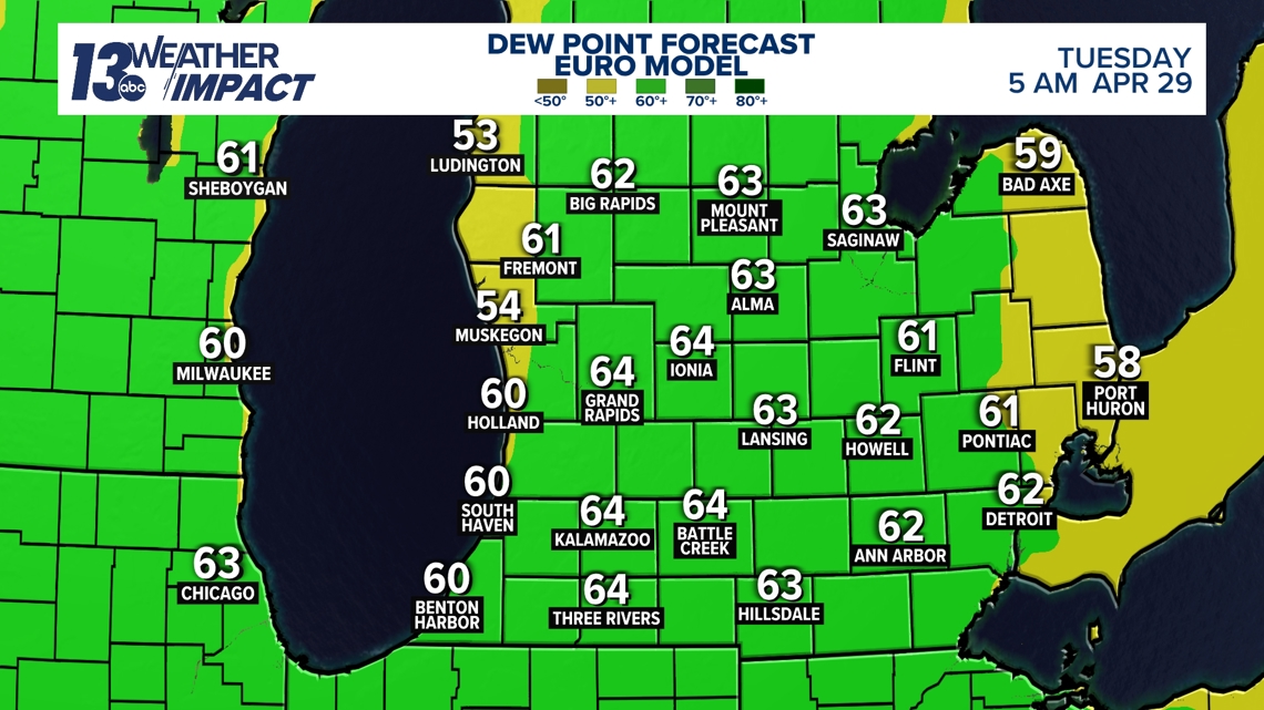 Strong to severe thunderstorms threaten West Michigan Tuesday | wzzm13.com