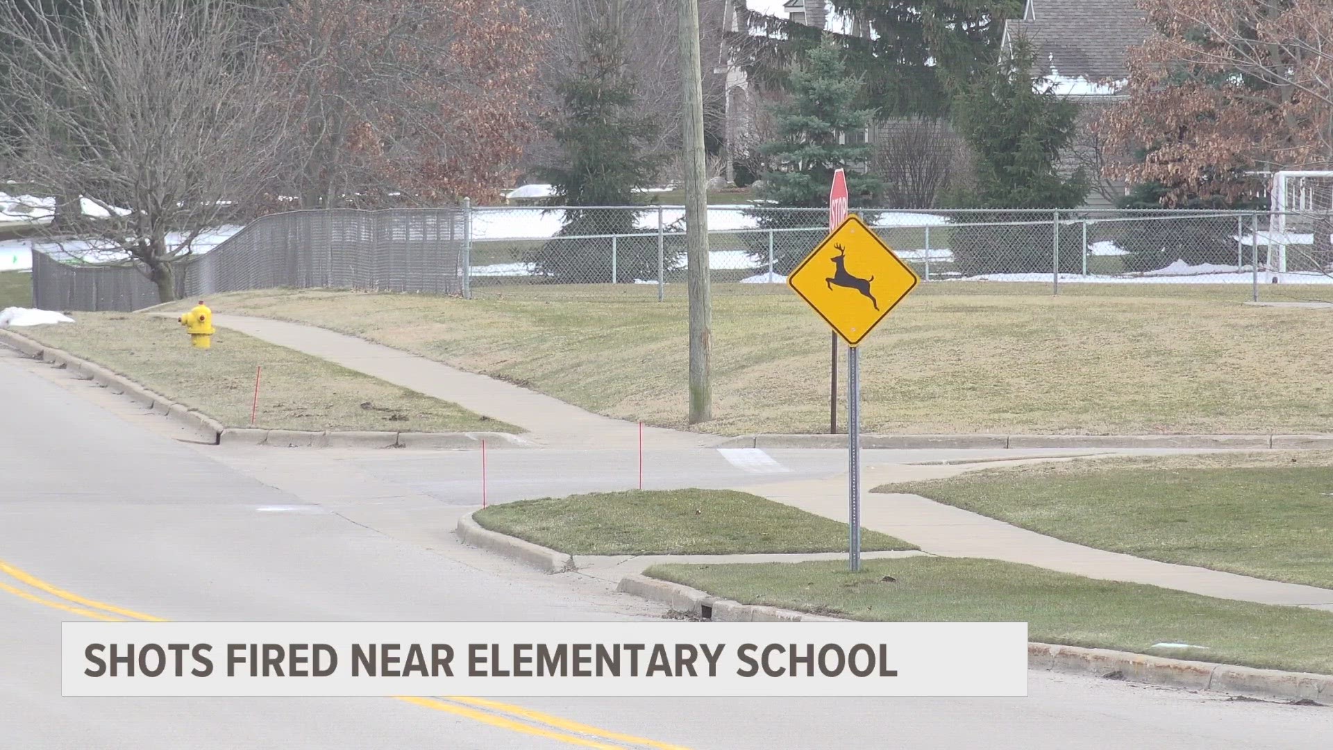 Shots fired were reported in the area of Canal Avenue in Grandville Wednesday afternoon, holding buses and students inside a nearby school.