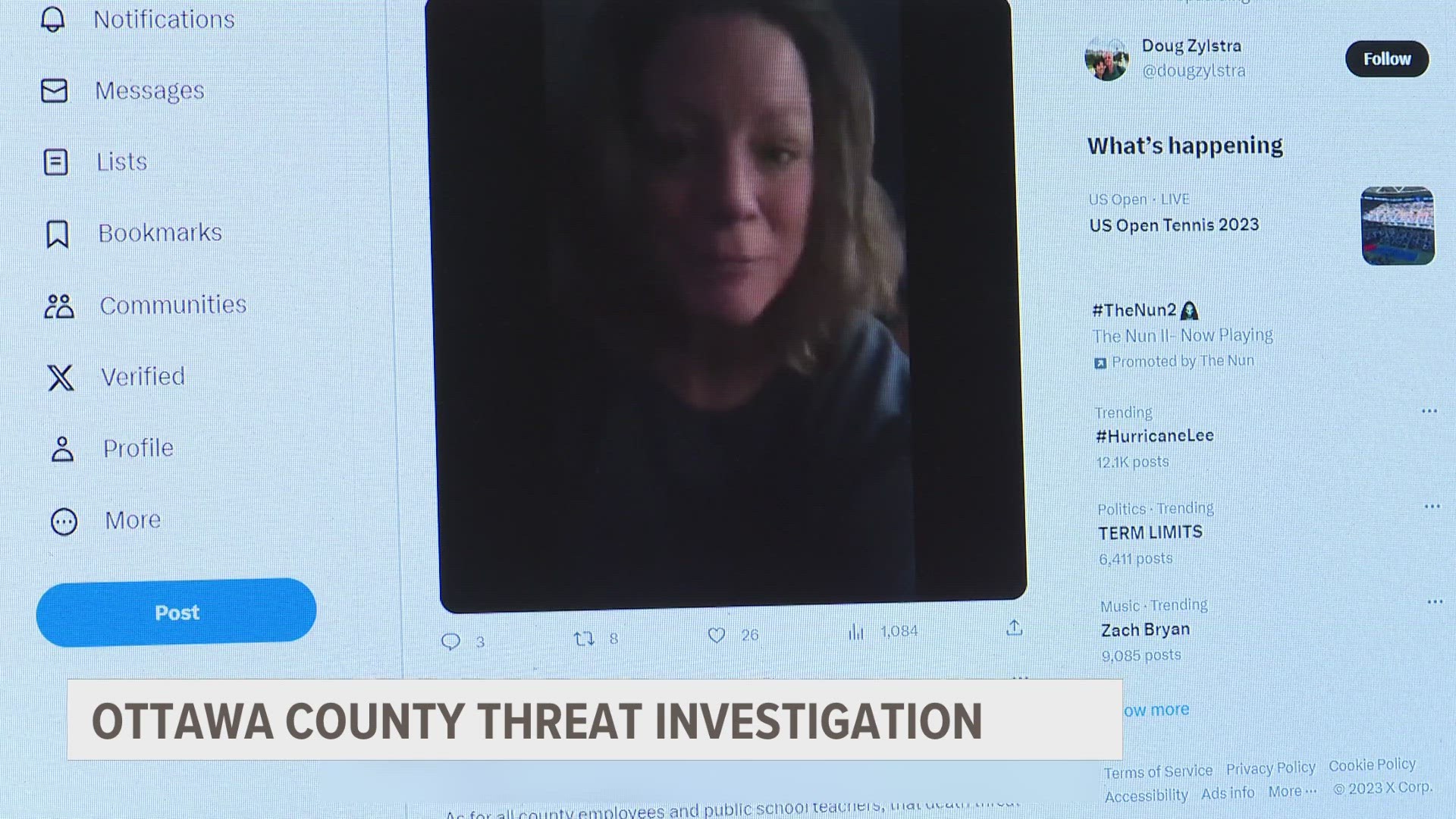 An investigation is underway into threats made on TikTok against public employees in Ottawa County.