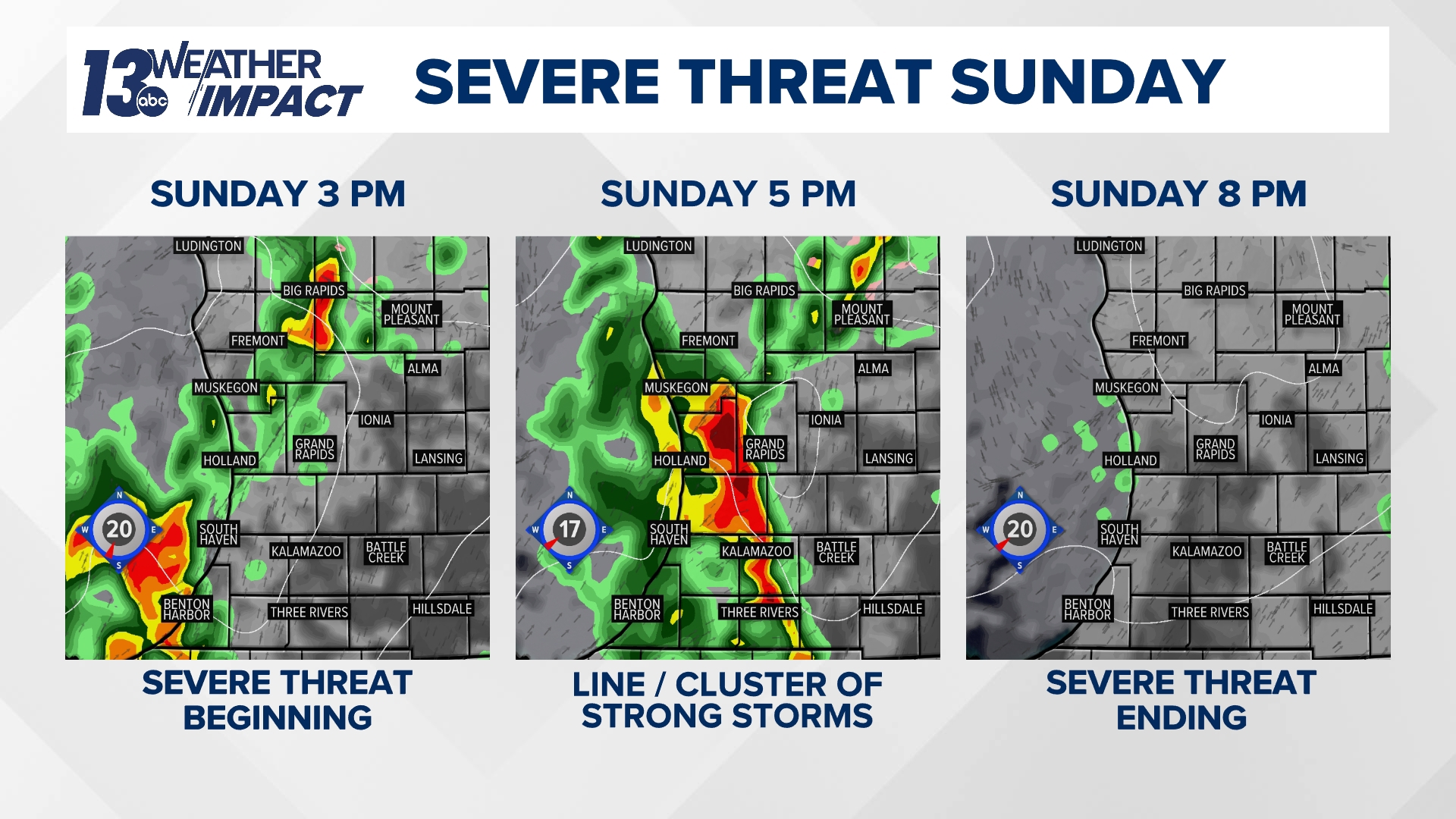 Severe storms, possible tornado cause damage in West Michigan | wzzm13.com