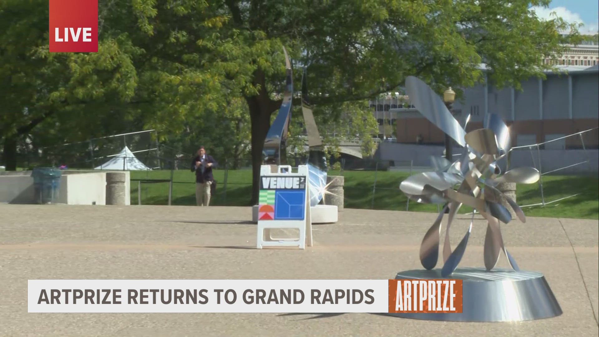 The festival brings thousands of visitors to Grand Rapids to see artwork from around the globe.