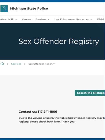 Michigan faces deadline to update Sex Offender Registry Act | wzzm13.com