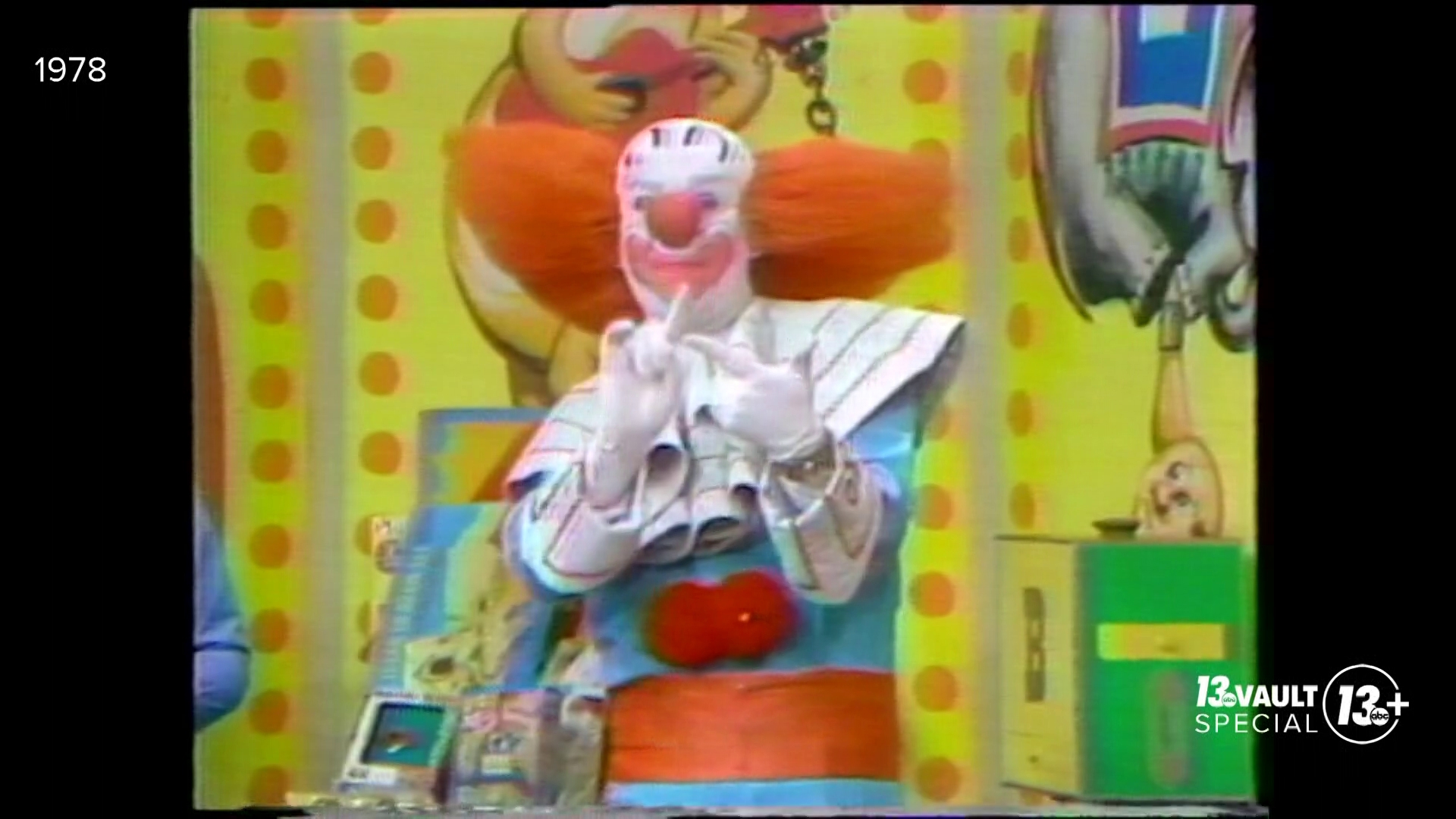 13 VAULT | Behind the scenes of Bozo the Clown on WZZM (The World's ...