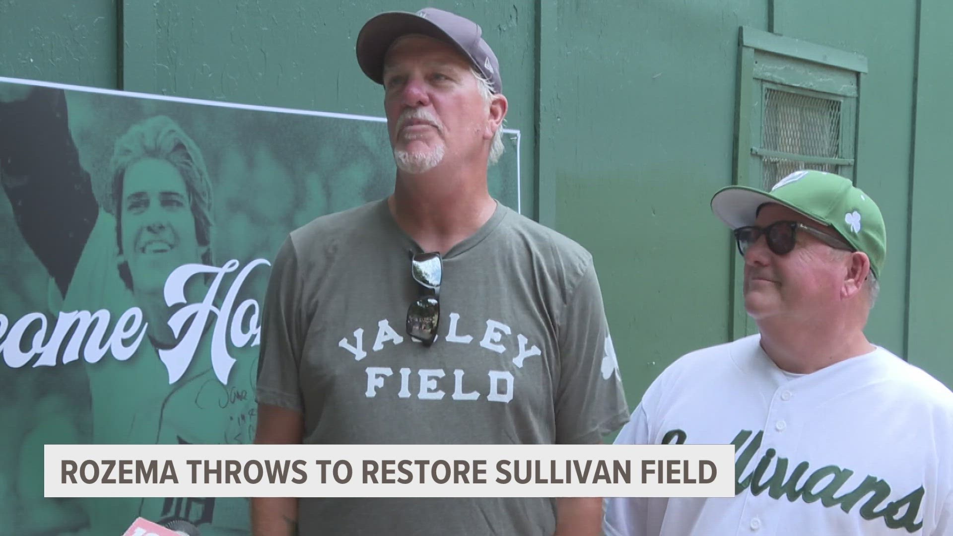 The event was called 'Go Deep off of Dave Rozema' and with around 50 people taking swings the former Tigers star estimates he threw about one thousand times.