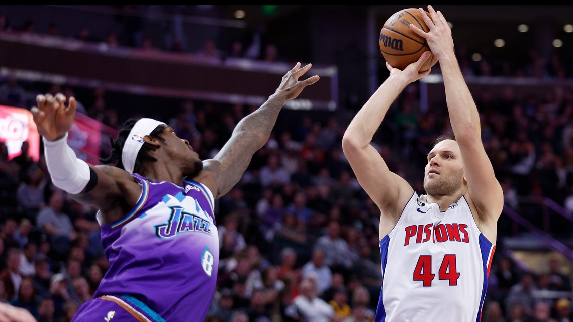 Bogdanovic, Pistons beat Jazz for backtoback road wins