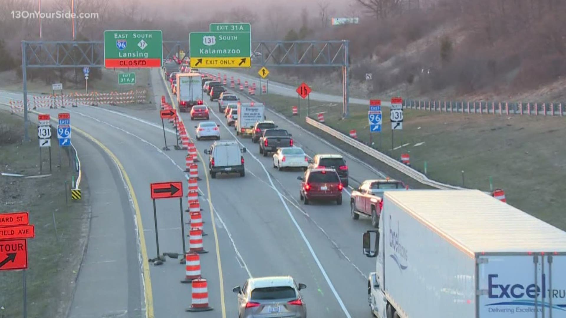 The Michigan Department of Transportation announced Wednesday the ramp from Ionia Avenue to westbound I-196 is now open. MDOT invested $21.4 million to widen and reconstruct the westbound I-196 bridge over the Grand River at the US-131 interchange. The wider bridge will accommodate wider shoulders and additional lanes to better connect westbound I-196 to the US-131 interchange.