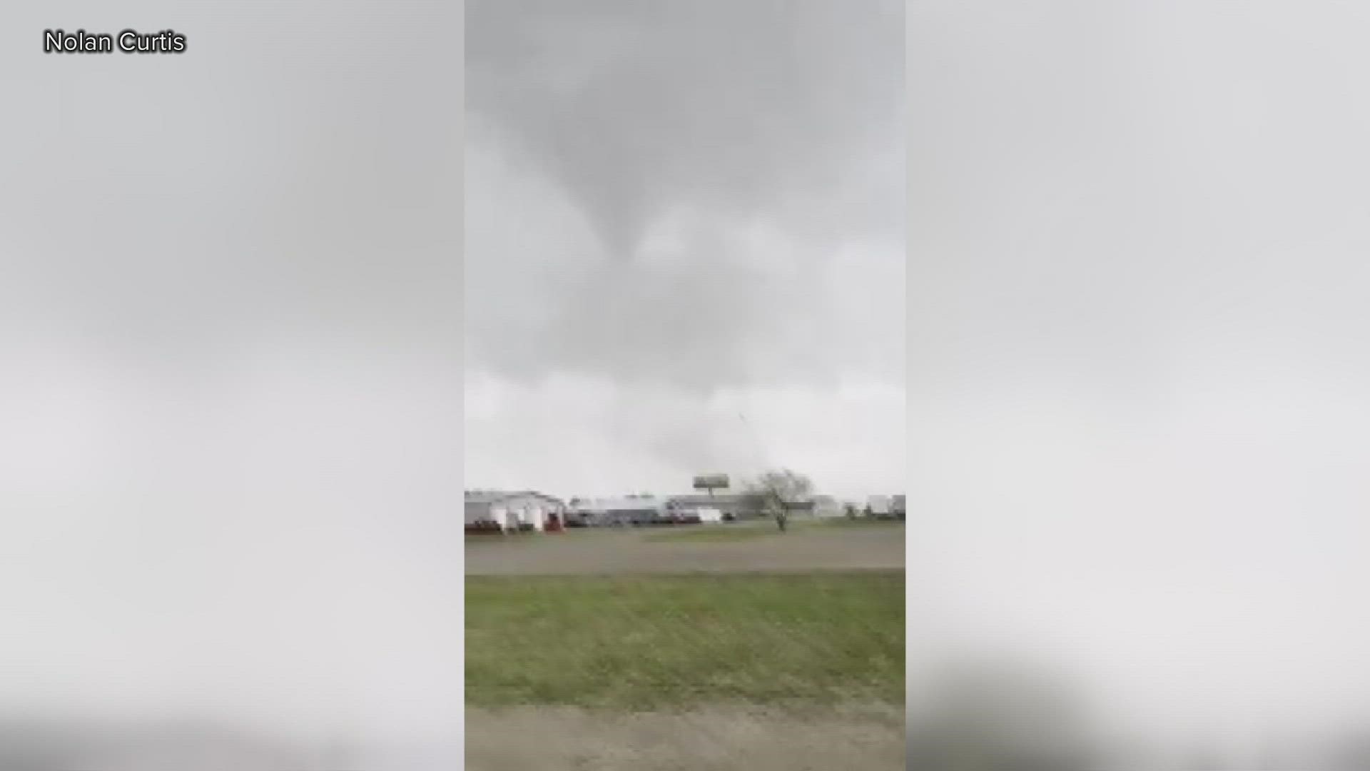 Tornado touches down in Gaylord, Michigan