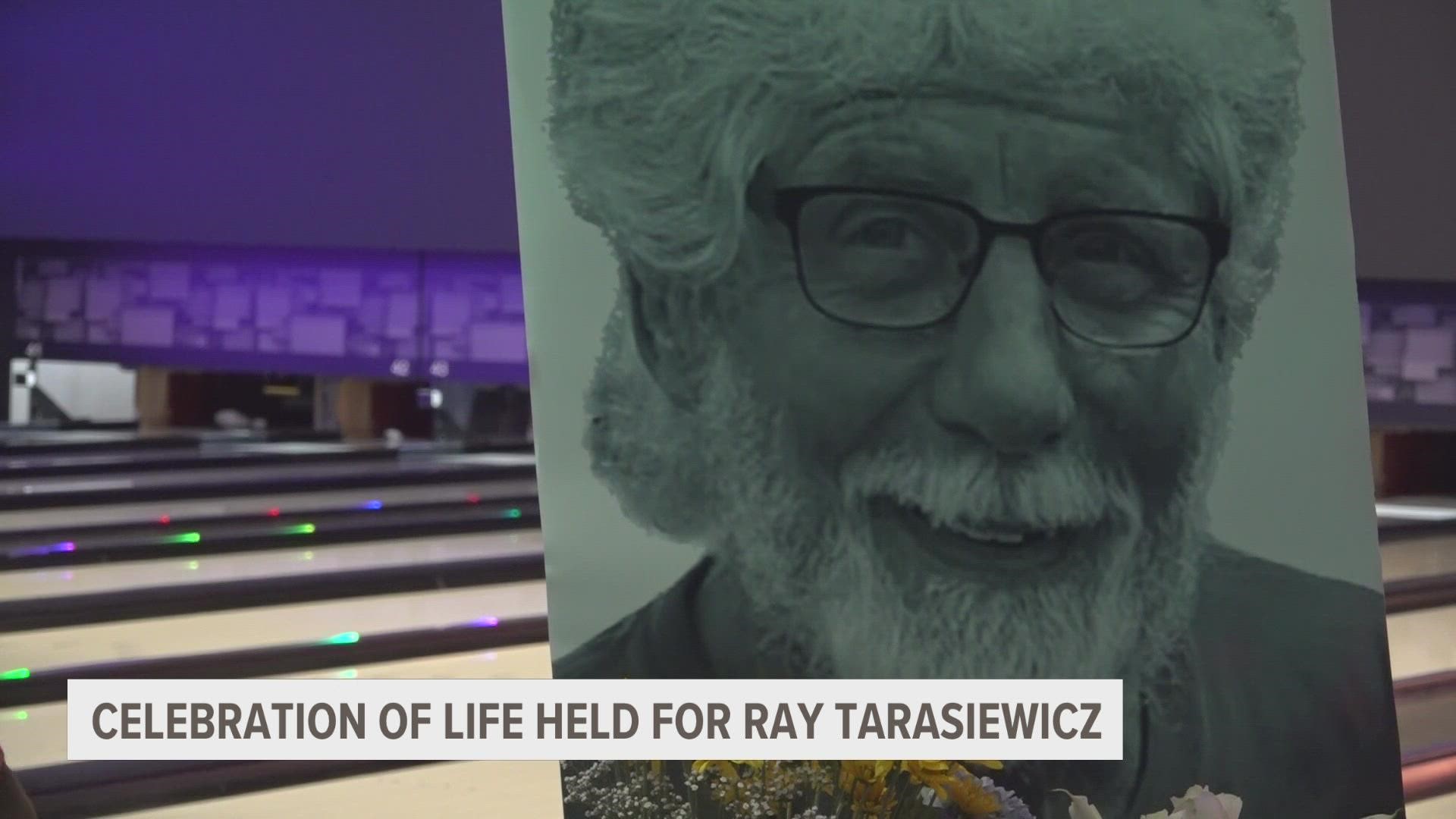 The event was held at Spectrum Entertainment Complex in Wyoming, a bowling alley close to Tarasiewicz's heart.