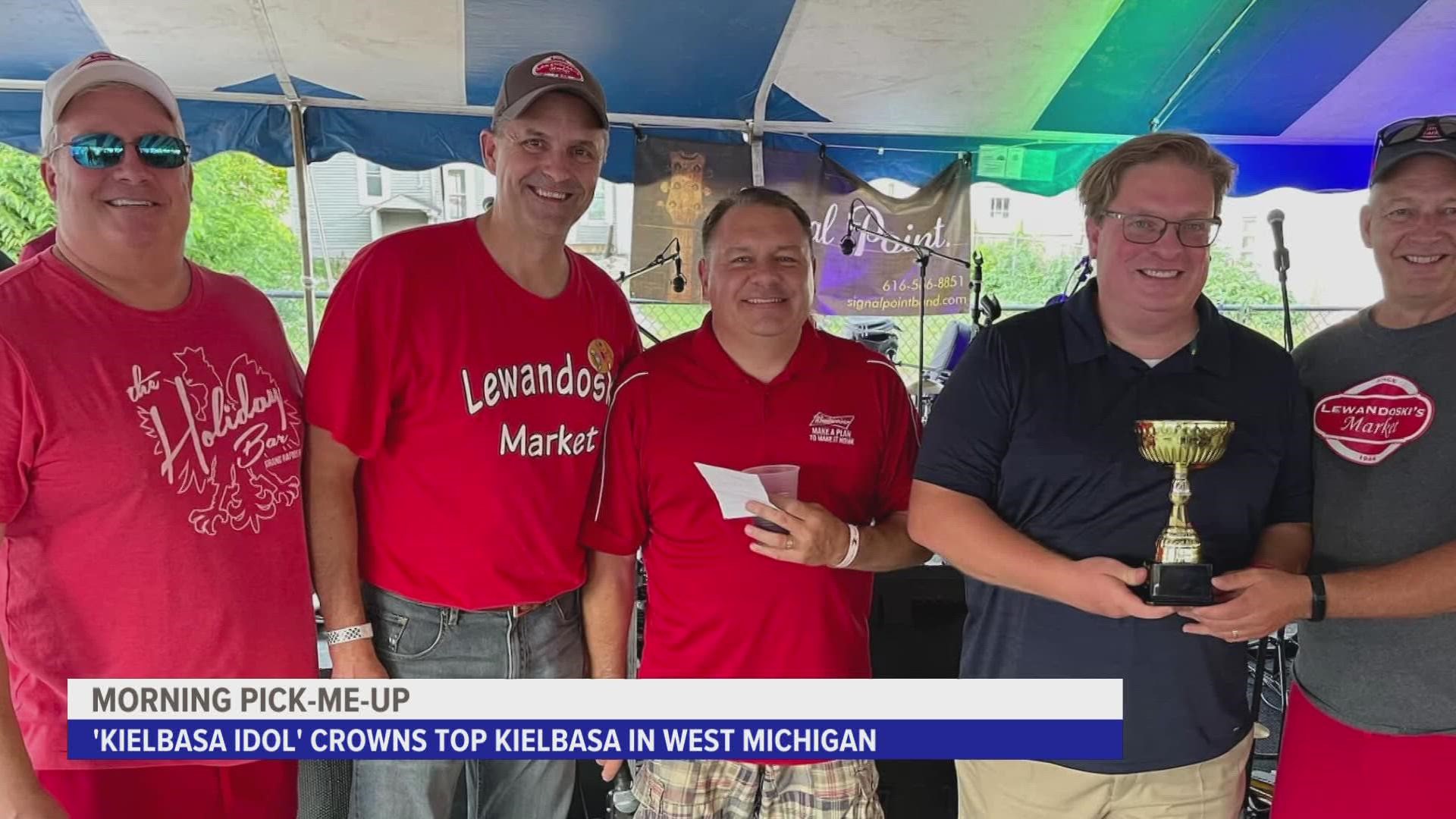 Kielbasa Idol was held Saturday at St. Adalbert Park in Grand Rapids and featured eight local businesses to find the best kielbasa.