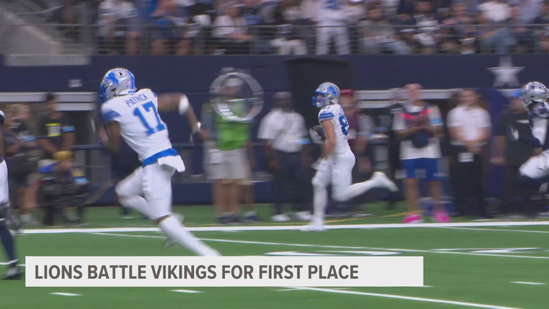 The Lions want to take down the Vikings for the NFC.