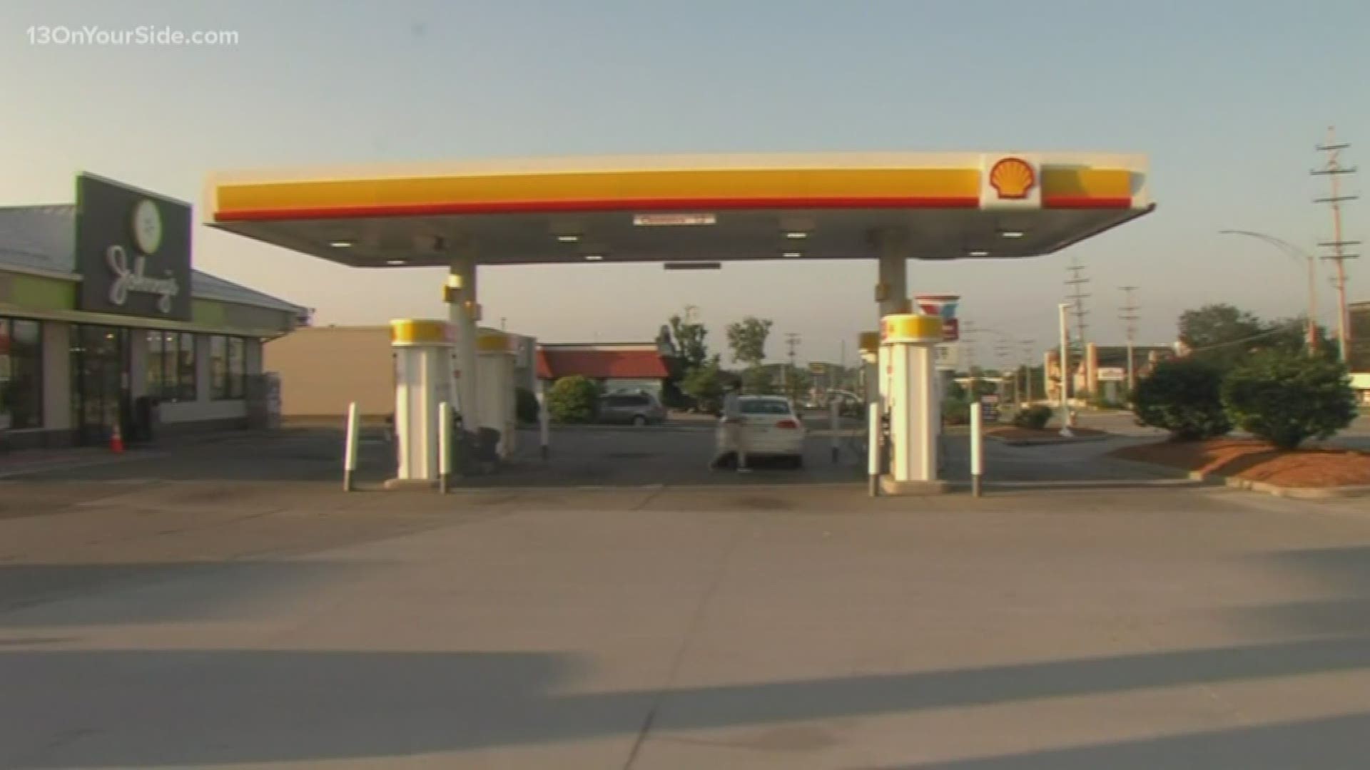 A 26-year-old man was shot at a Shell gas station around 4 a.m. and died on his way to the hospital.