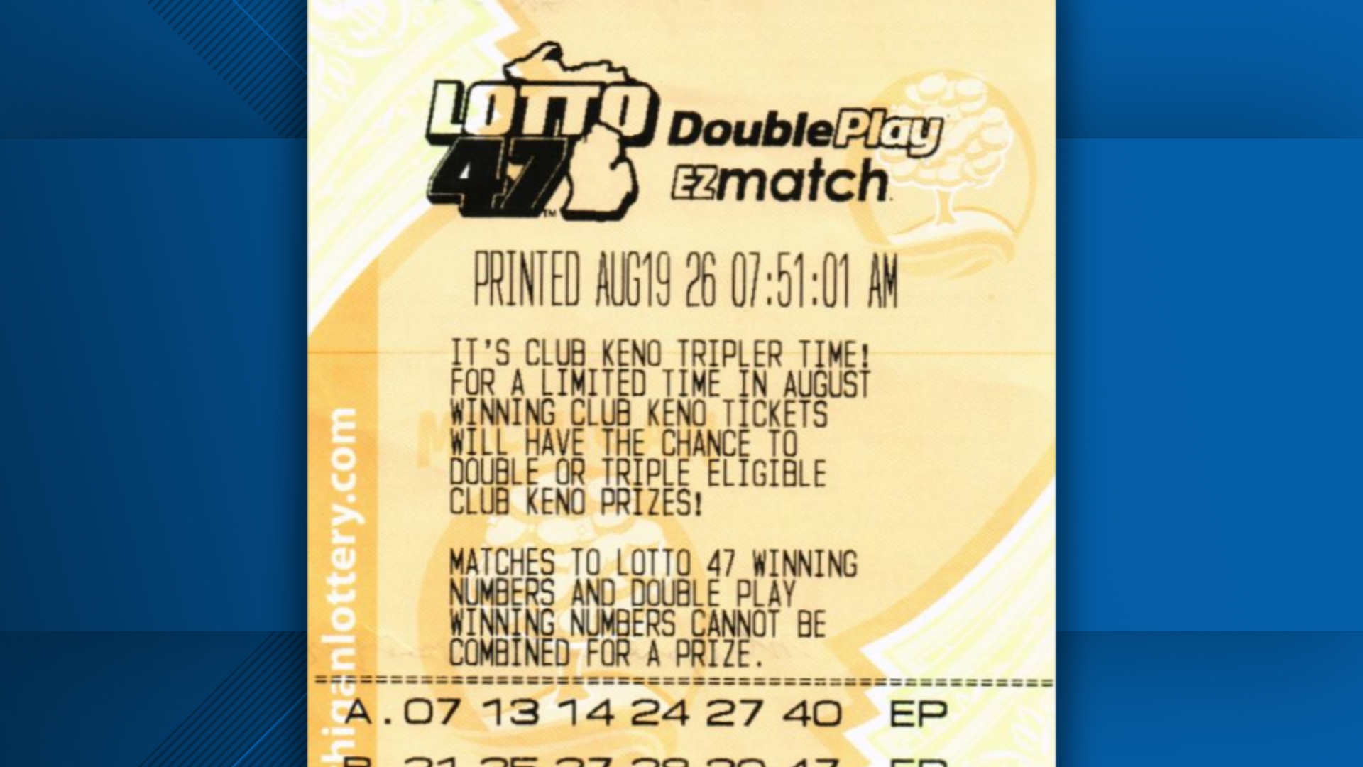 Million-dollar fridge decor: Tuscola Co. man takes home big lotto win