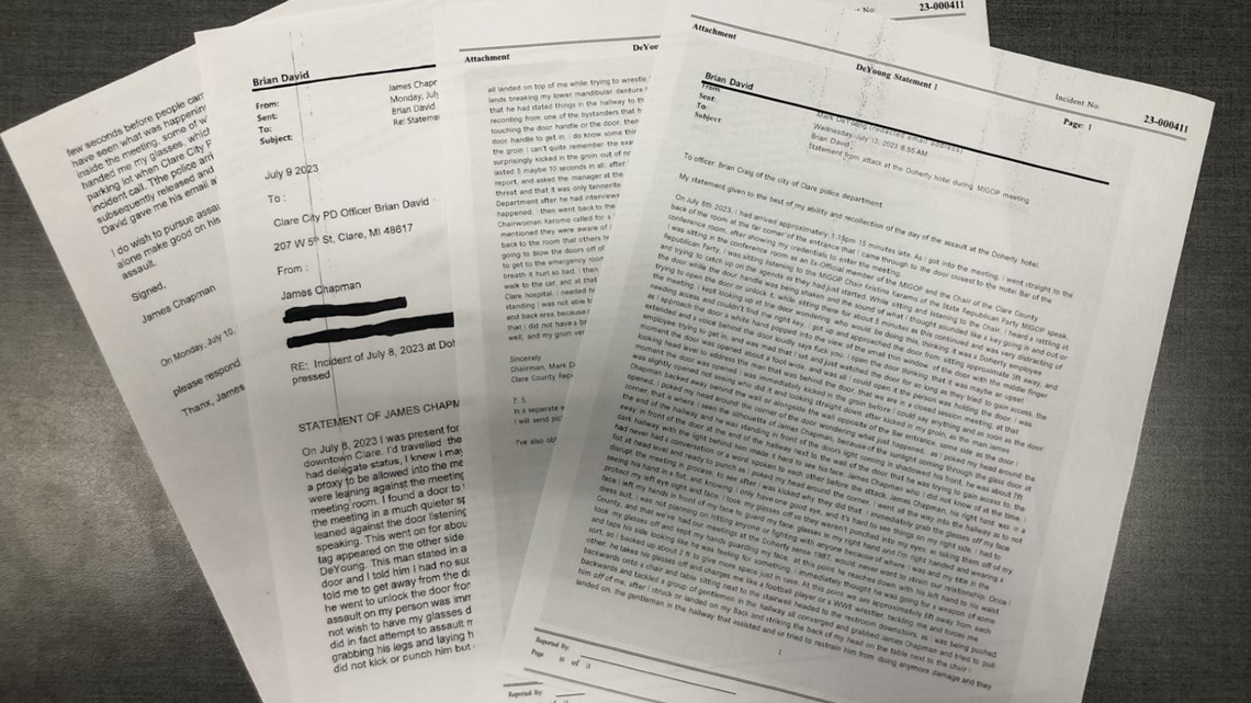 Documents shed light on Michigan GOP fight at hotel - Vimarsana News