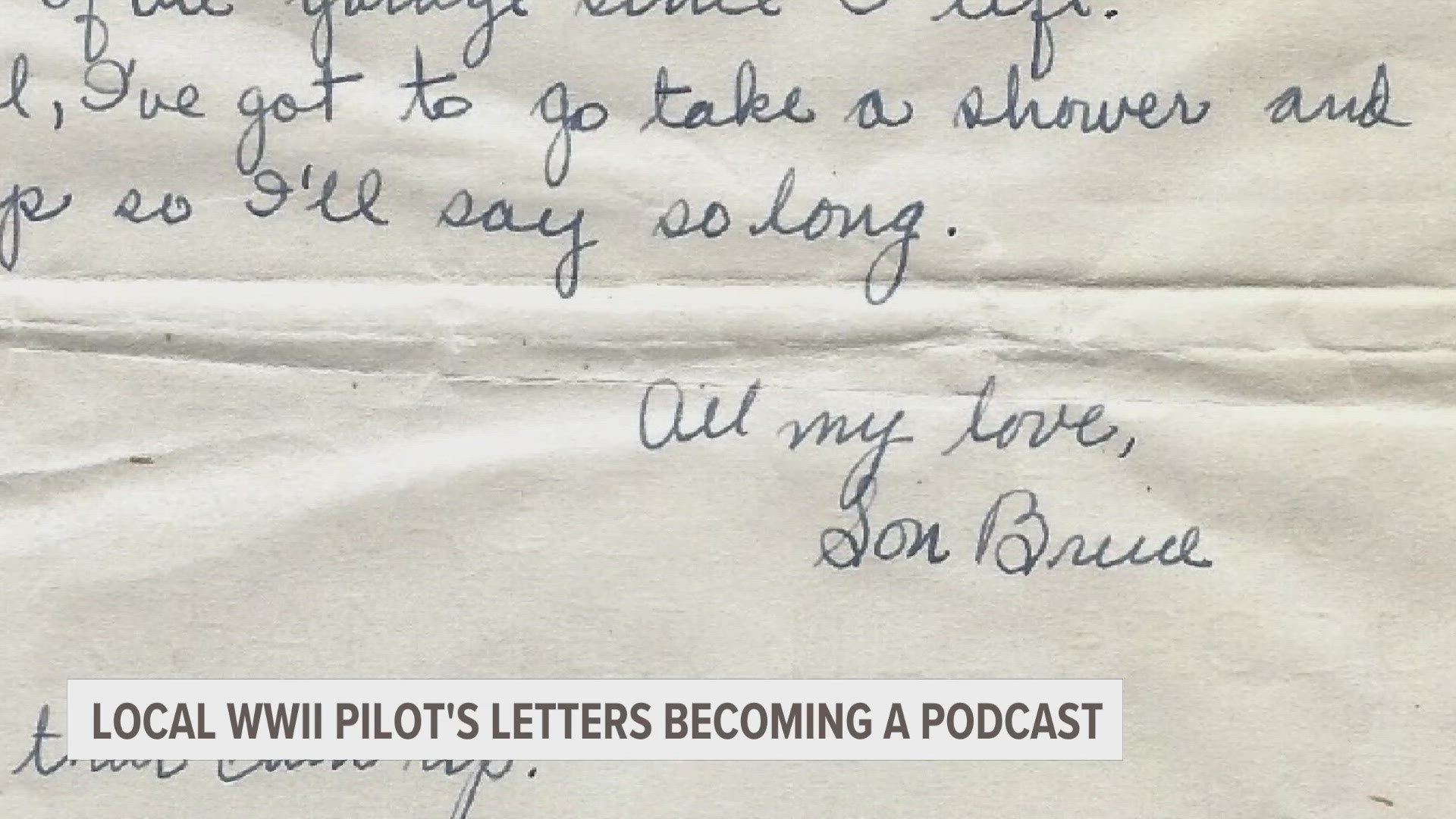 James Bruce McMahon was a World War II pilot from Lowell. He passed away more than 20 years ago, but his words are keeping his memories and experiences alive today.