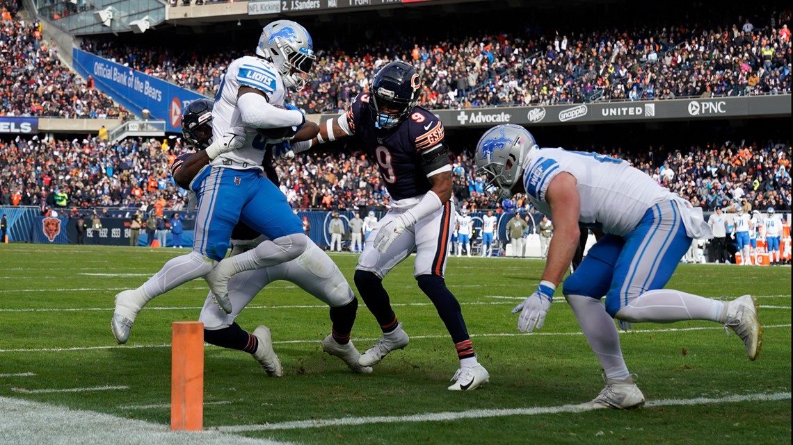 Bears fall to Detroit Lions 31-30 at Soldier Field