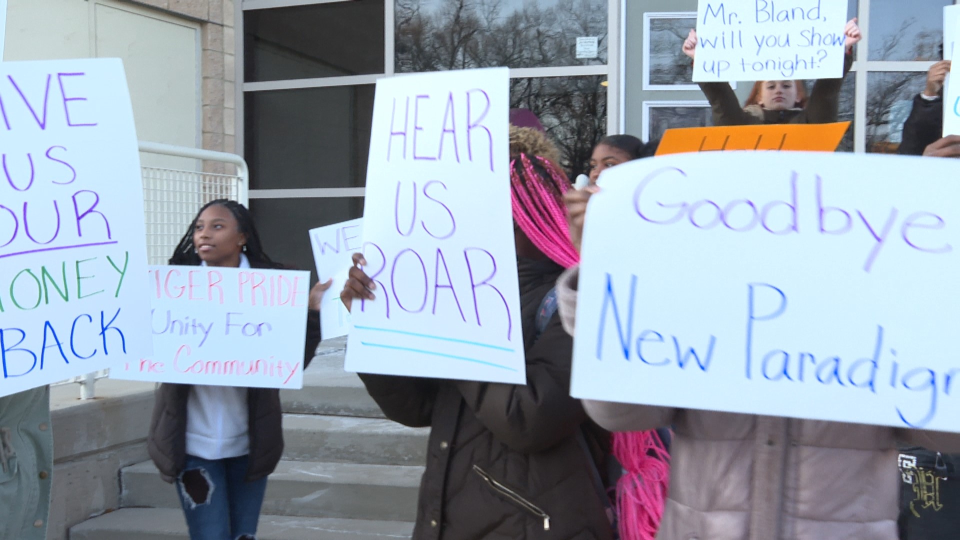 Students enrolled in the Muskegon Heights Public School Academy System say they are tired of the management in the district.