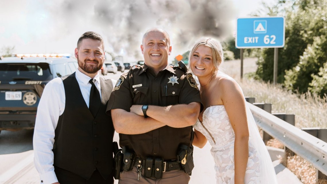 Michigan couple's limo catches fire on the way to reception - Vimarsana News