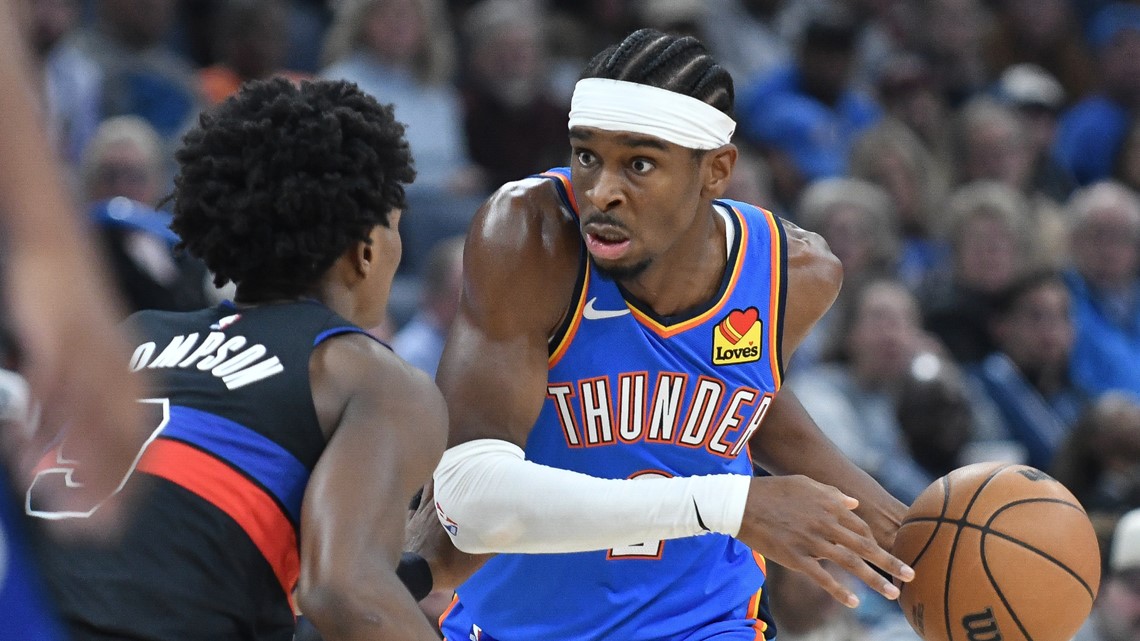 Shai Gilgeous-Alexander scores 32 as Thunder top Pistons 124-112 ...