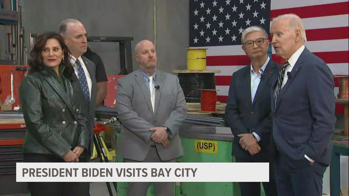 President Biden visits Bay City