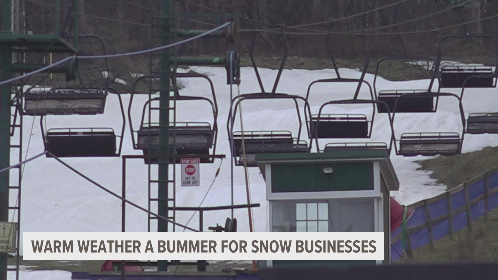 Some businesses in West Michigan have been impacted by the warm weather.