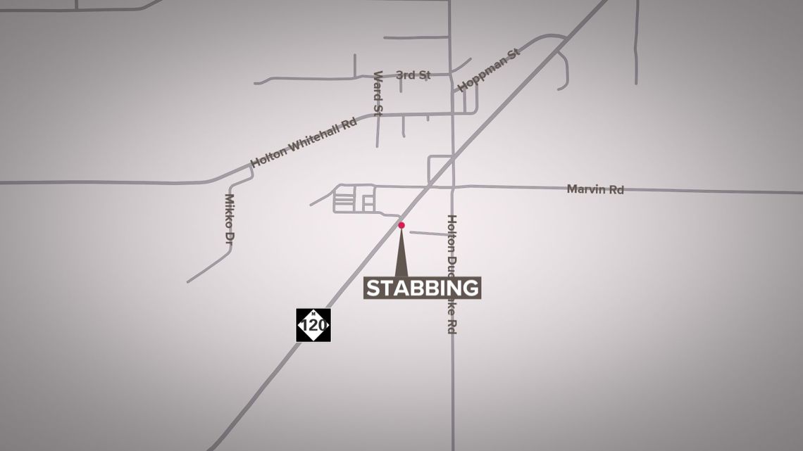 Pregnant woman, 2 others stabbed in Muskegon County bar home from the hospital
