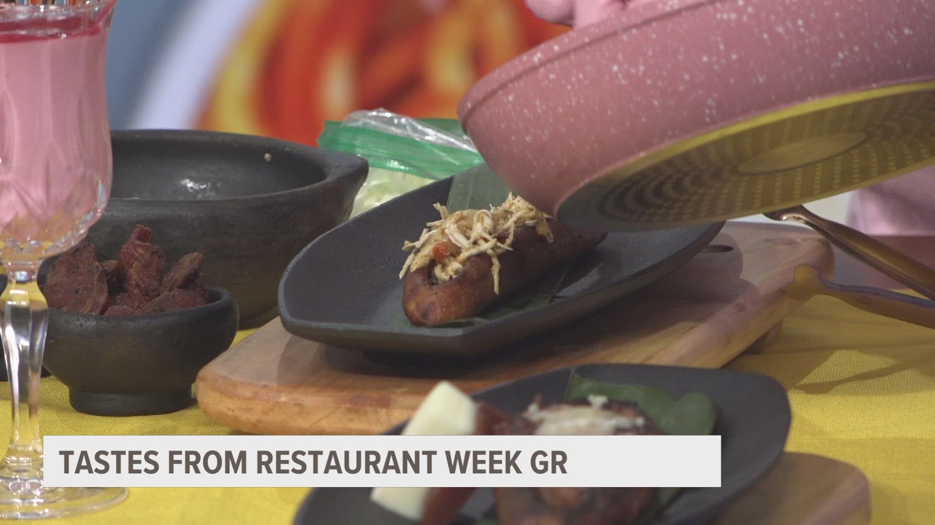 Pochis Colombia Cafe shows off some dishes you can dig into during Grand Rapids Restaurant Week. 