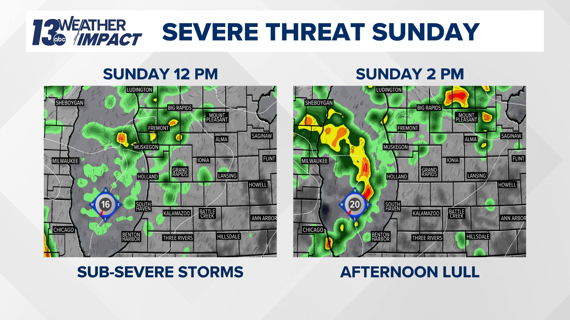 Severe storms, possible tornado cause damage in West Michigan | wzzm13.com