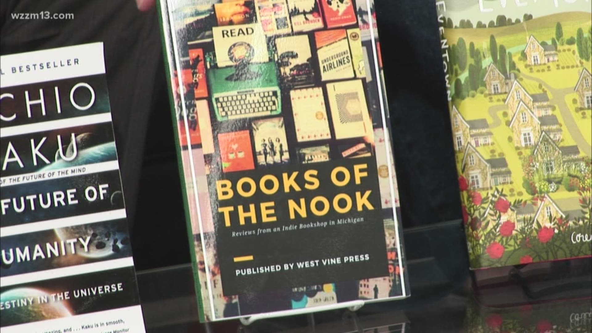 Curl up with a book, rain or shine! See Bryan Uecker from the Book Nook & Java Shop top 5 picks.