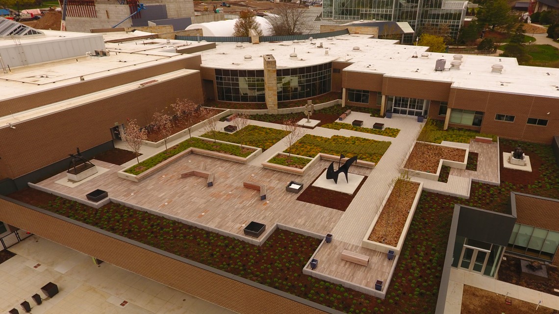 Padnos Rooftop Meijer Gardens unveils rooftop space with 4 Smithsonian sculptures ...