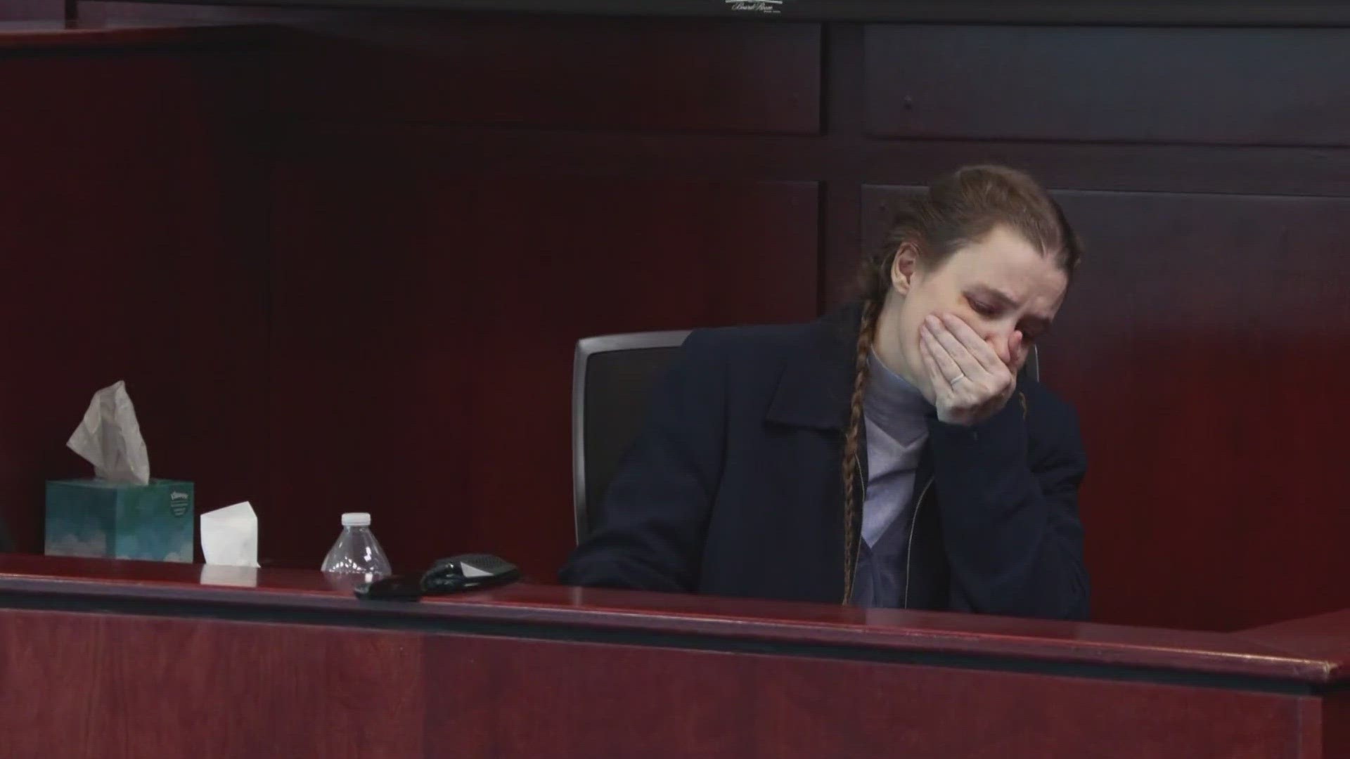 When the prosecutor showed Shanda Vander Ark photos of her 15-year-old son Timothy Ferguson severely malnourished, she got sick on the stand.