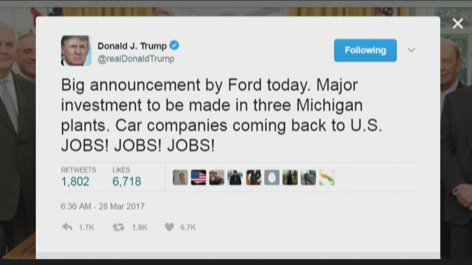 Ford investing into three plants near Detroit