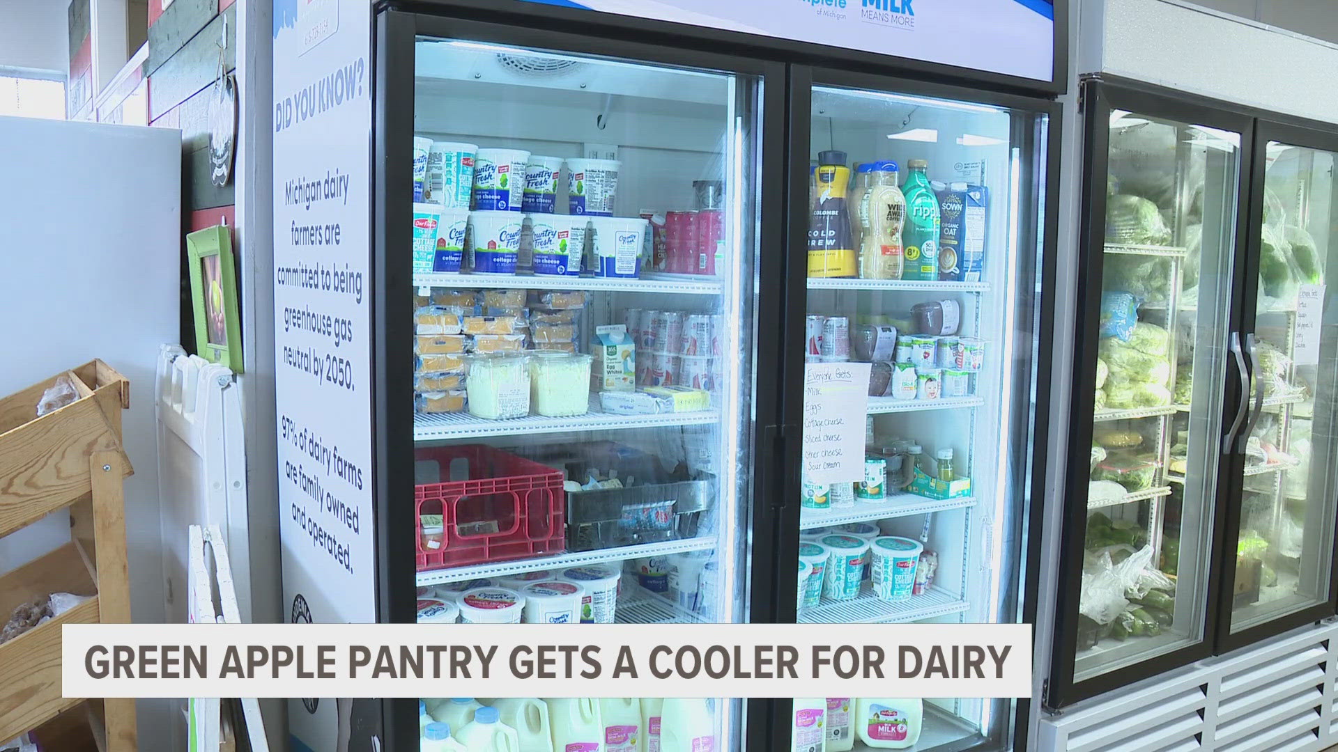 Green Apple Pantry in Kentwood received a grant in 2022 which allowed them to purchase a new cooler. Here's why this helps them serve the community even more.