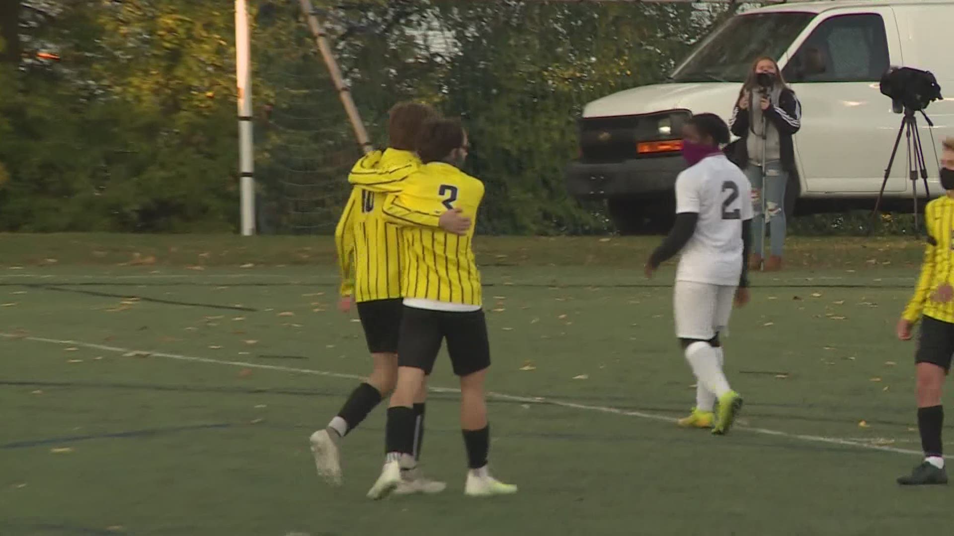 The high school boys soccer district tournament started this week in the state of Michigan.