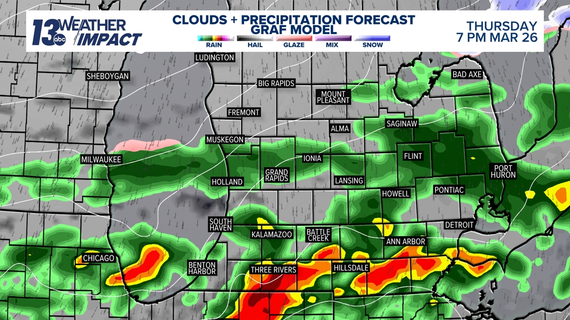 13 WEATHER IMPACT ALERT | Tracking strong thunderstorms Thursday