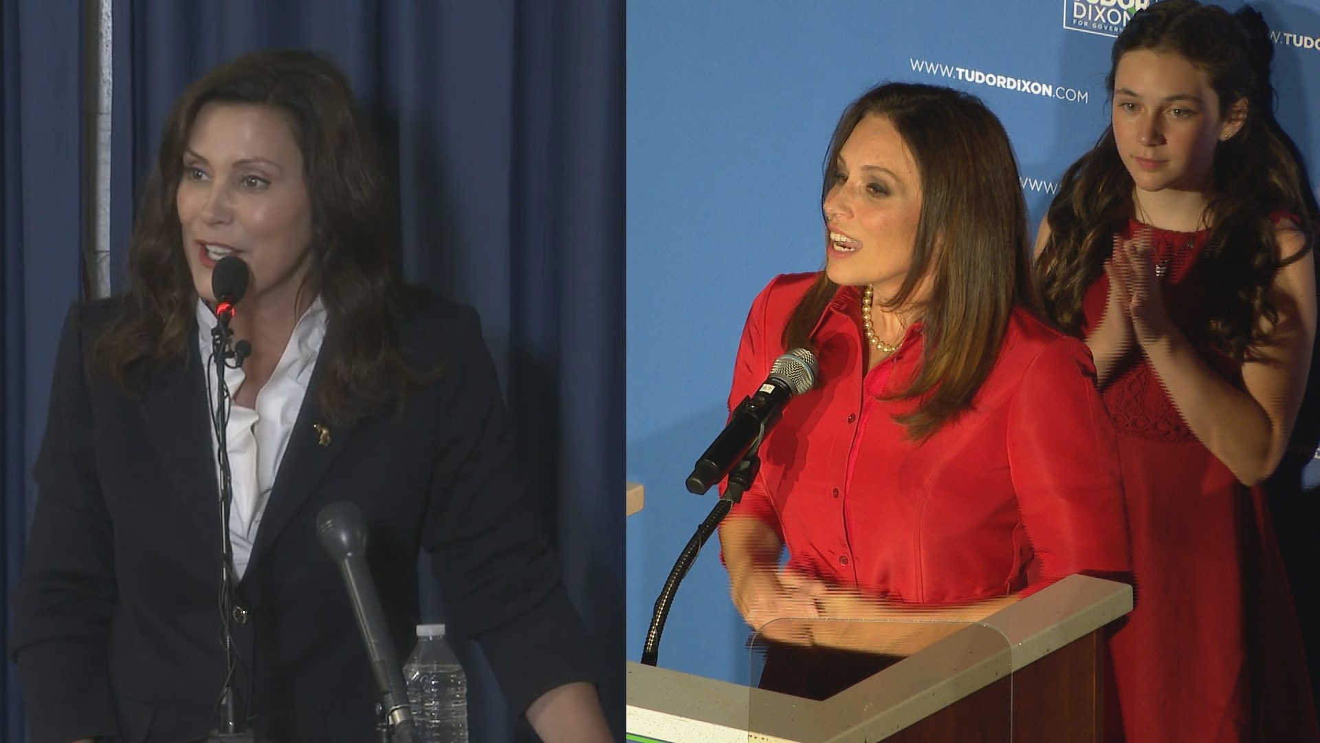 Tudor Dixon and Gov. Gretchen Whitmer clashed over abortion rights, inflation, gun control and more.