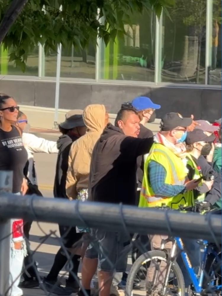 Protesters gather after mistrial declared in case against ex-officer ...