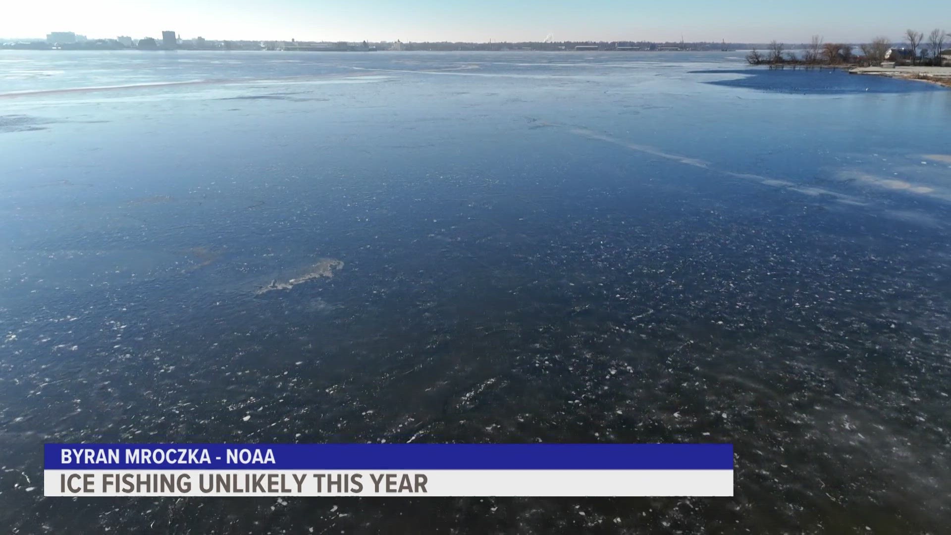 With an unseasonably warm winter, lakes have been unable to build a safe amount of ice for ice fishing.
