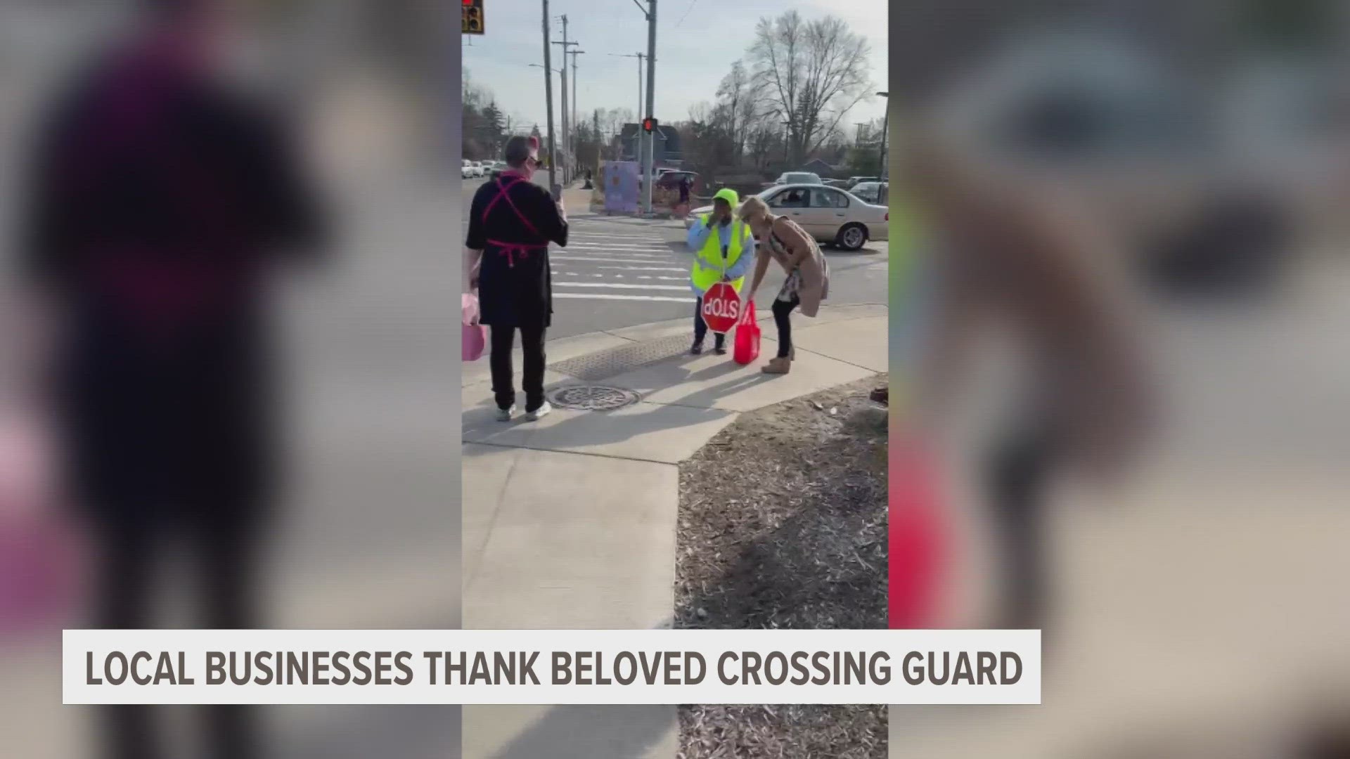 Jenna Arcidiacono said she would drive by and see 70-year-old Brenda Dobbs smiling and waving, she was so inspired she had to do something to give back to her.