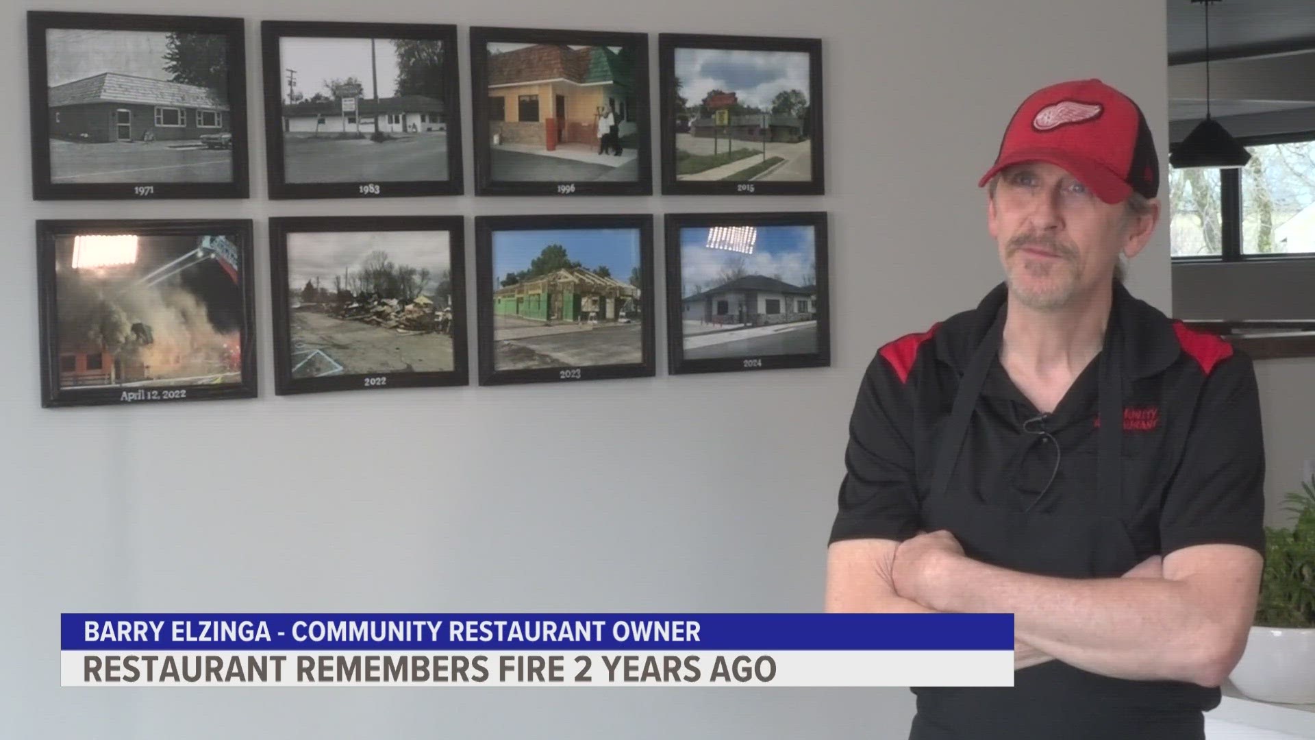 The fire broke out at the Community Restaurant in downtown Zeeland in April of 2022, but the owner is glad to be back.