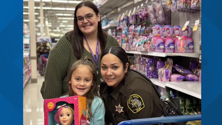 Kids in Kent County got to 'Shop with a Sheriff' for the holidays
