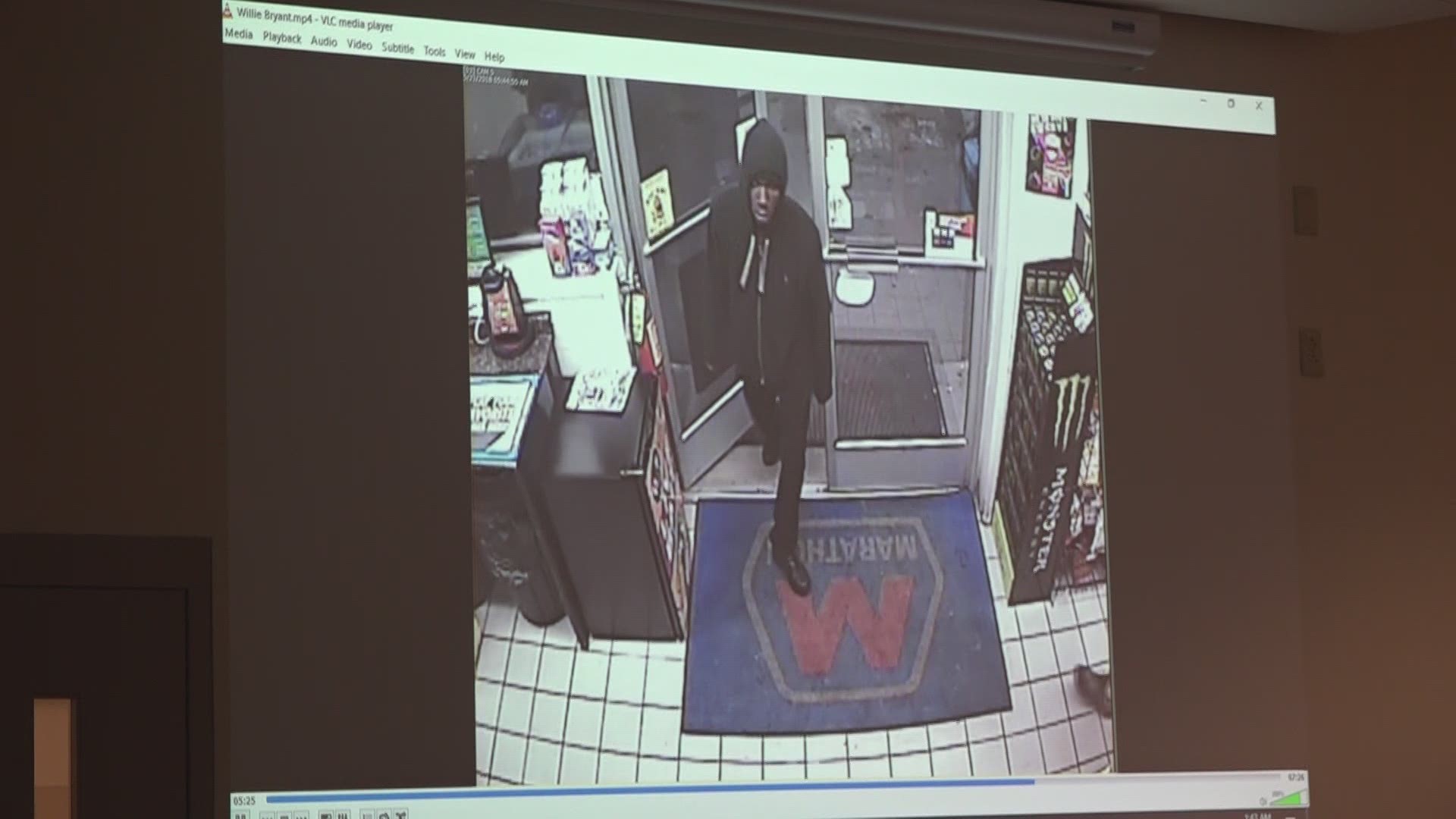 Surveillance video from the May 2018 murder of a Wyoming Marathon gas station clerk.
