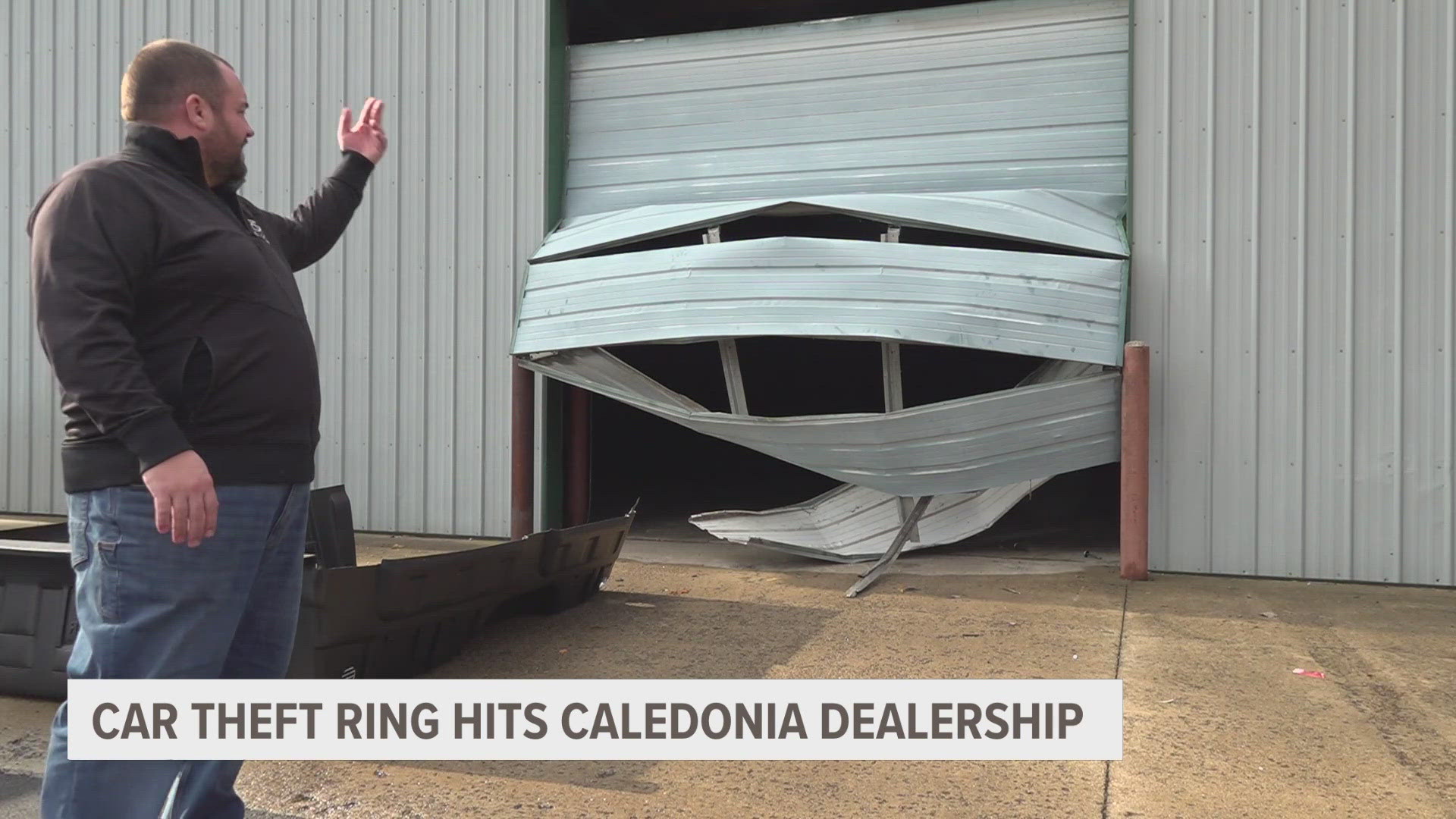 A Caledonia car dealer may be the victim of an organized crime ring from the East Side of the state.