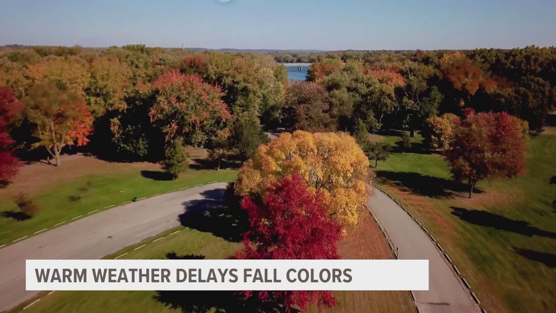 With West Michigan seeing above-average temperatures for September, you may want to plan for the fall colors to peak later in the season.