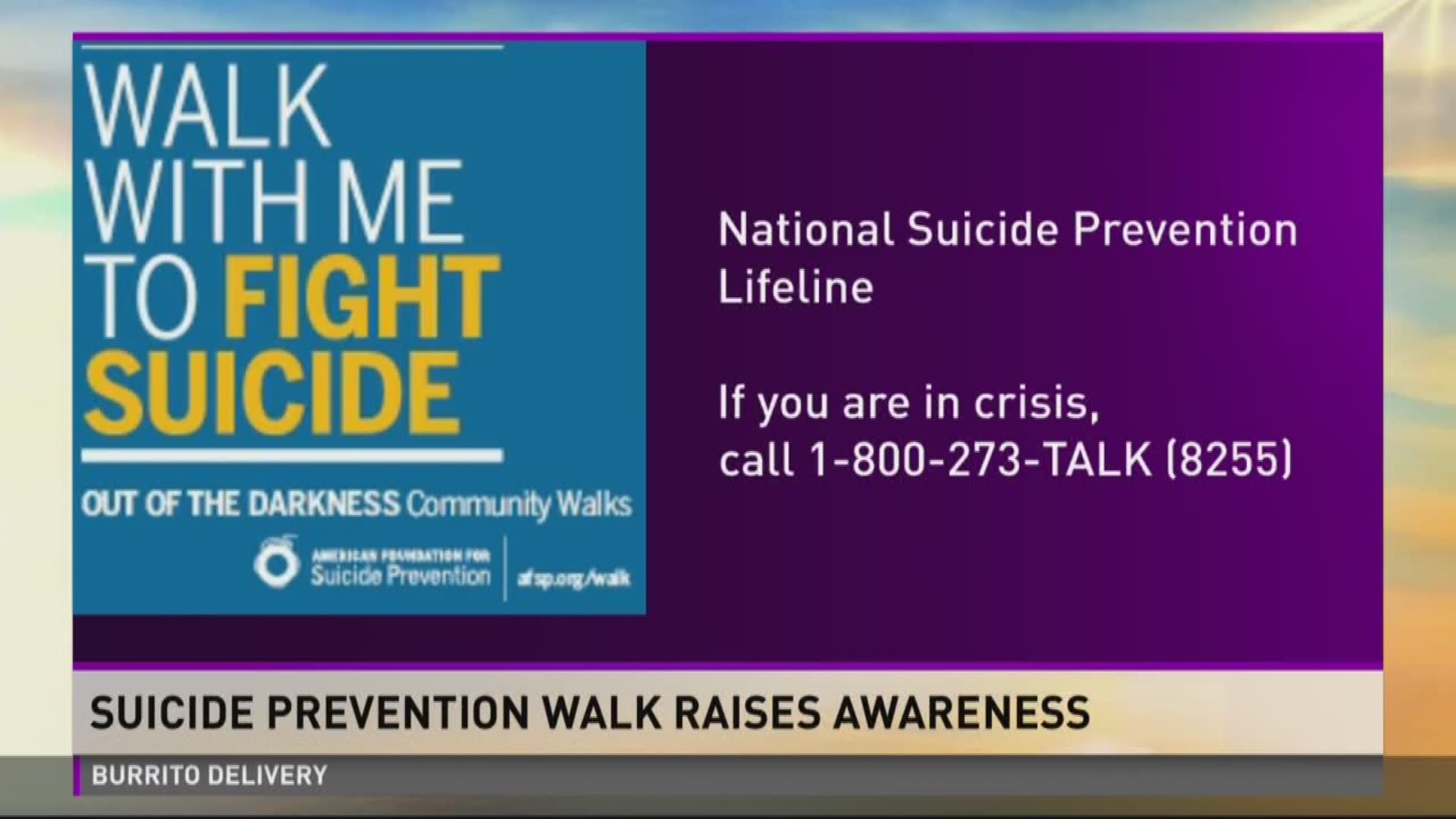 Suicide Prevention Walk Raises Awareness