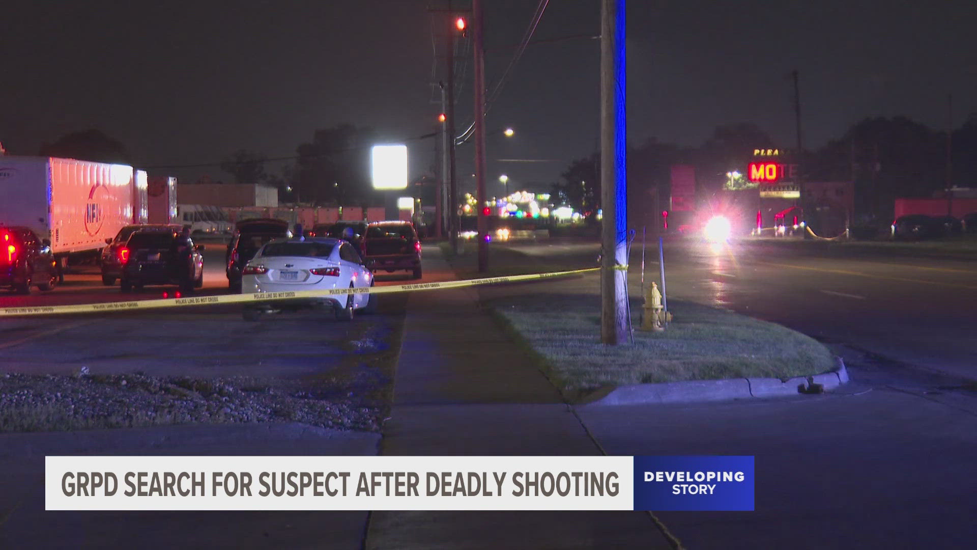 Grand Rapids Police searching for suspect after fatal motel shooting ...