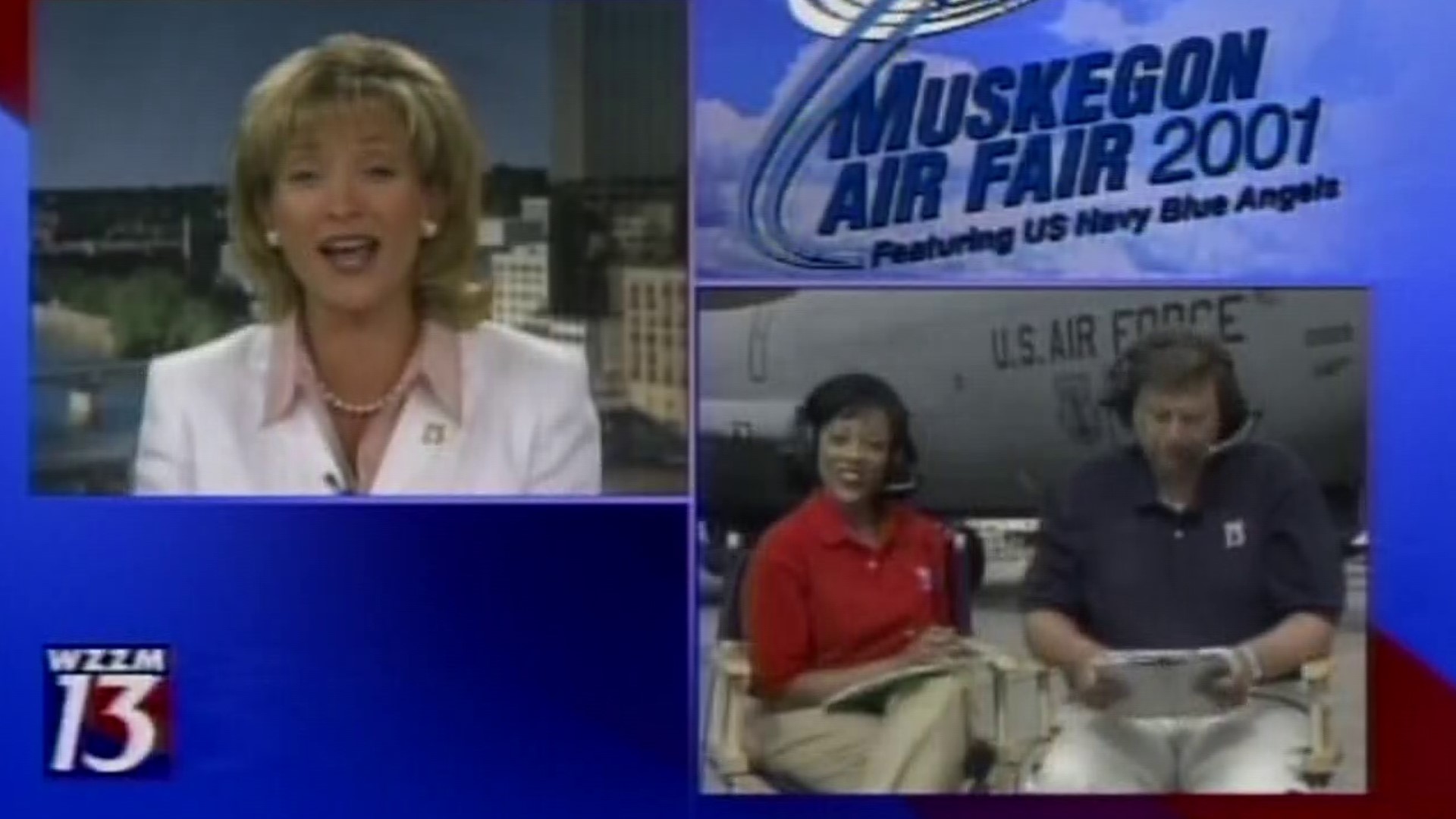 Straight out of the 13 Vault archives, we're giving new life to WZZM's live coverage of the 2001 Muskegon Air Fair.