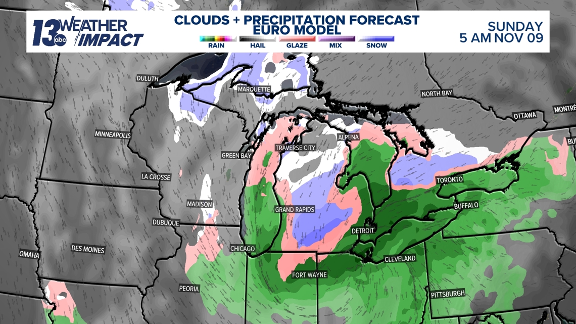 West Michigan braces for first snowfall!
